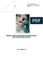Manual de Toma de Muestras Bacteriologicas Laboratorio Clinico (2) - Copia