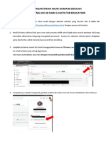 Aktifasi Email Gsuite Dengan Perangkat Komputer