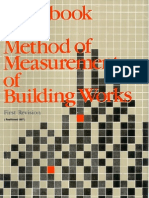 HAnd Book of Method of Measurement Building Works