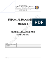 Module4-FINANCIAL PLANNING AND FORECASTING