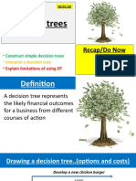 Decision Trees: Recap/Do Now