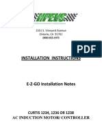 E-Z-GO Curtis Controller Installation Guide