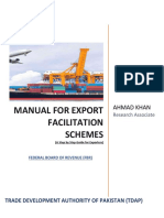 Export Facilaition Scheme Manual