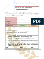 BSBMKG605 - Assessment 1 Knowledge V1.1 - July 2019