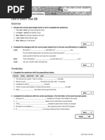 Unit 6 Short Test 2B: Grammar