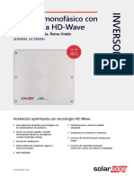 SolarEdge Inversores HD Wave Monofasicos 8kw 10kw