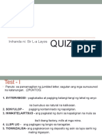 Quiz No. 4