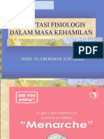 Adaftasi Fisiologis Dalam Masa Kehamilan