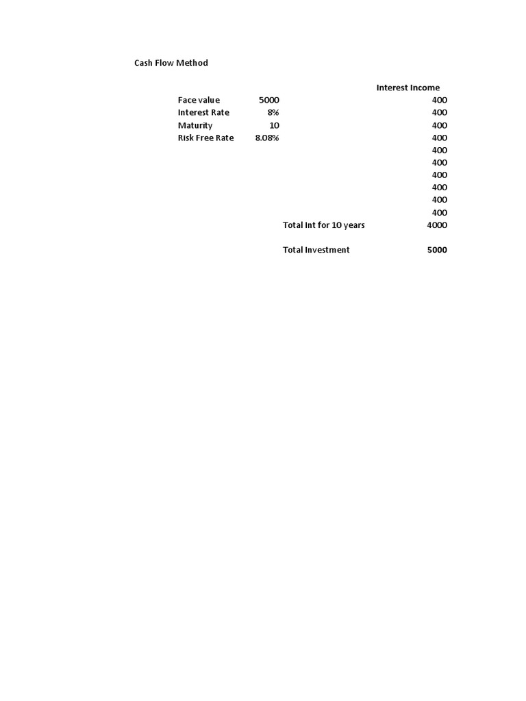 Cash Flow Analysis and NPV Calculation | PDF