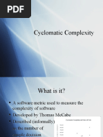 Cyclomatic Complexity