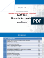 Mgt101-16 - Partnership Accounting
