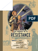 Les Enfants de La Resistance THS Le Journal de 1940 a 1943