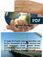 Pritam Kumar: Market Process, Procedure and Documentations Required To Export Overseas