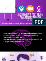 Alzhiemers and Brain Awareness Month