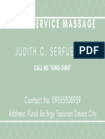 Contact No: 09355308939: Address: Purok 8a Brgy Tacunan Davao City