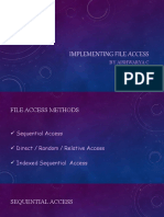 Implementing File Access: by Aishwarya C 3GN18EC003
