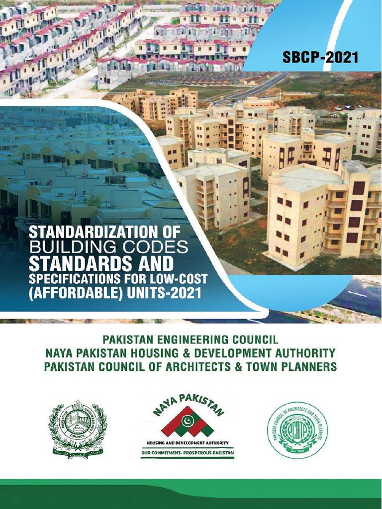 Standardization of Building Codes, Standards and Specifications For Low