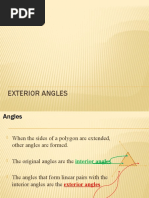 Exterior Angles and Triangle Inequalities