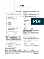 Logical Reasoning Handout: (Linear Arrangement) Ref: LRHO1002101