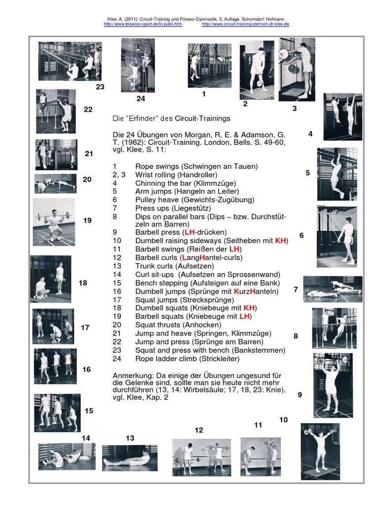 Klee Circuit-Training Nach Morgan Adamson4 | PDF