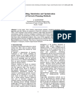 Modelling, Simulation and Optimisation of Network Planning Methods