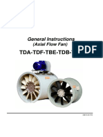 Axial Flow Fan - TDA-TDF-TBE-TDB-TDS