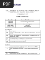 Mel ZG520 Course Handout