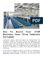 How To Build Your ITSM Business Case (Free Template Included)