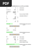 EJMA Calculations For T .03, W 1.095, Q 1.0 Inches: 3 Pw/2ntp