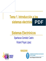 Introducción a los sistemas electrónicos