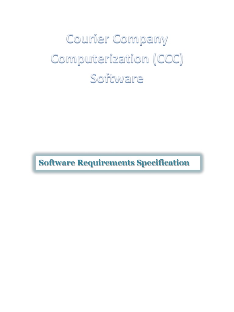 Software Requirements Specification | PDF | Interface (Computing ...