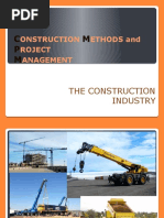 C M P M: Onstruction Ethods and Roject Anagement