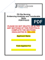 PG Dip Portfolio Evidencing Graduate and Transferable Skills 13-05-2021