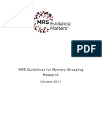 2013-01-14 Mystery Shopping Research Guidelines