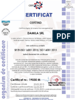 ISO 14001 2015 CERTIND