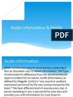 Audio Information Media