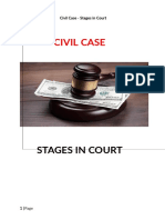 Civil Case: Stages in Court