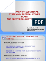 Overview of Electrical Systems in Thermal Power Plant and Electrical System Design