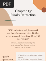 Rizal's Retraction