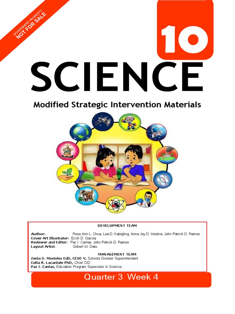 Science 10 q3 Week 4 Lessons 8-11 | PDF | Rna | Translation (Biology)