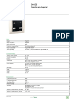Product Data Sheet: Hospital Remote Panel
