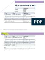 GCSE Arabic 2017 Scheme of Work