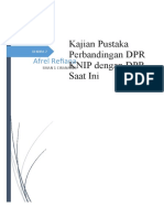 #4 Kajian Pustaka perbandingan peran DPR KNIP dengan DPR saat ini