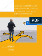 Guía Para La Identificación y Declaración Del Conflicto de Intereses en El Sector Público Colombiano - Versión 2 - Julio 2019