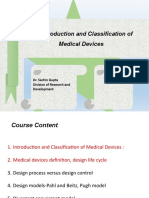 Unit-1: Introduction and Classification Of: Medical Devices