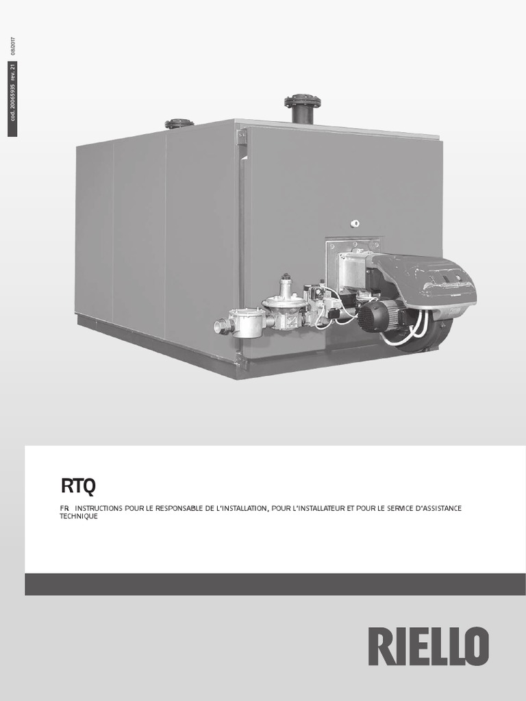 Instructions Chaudière Riello RTQ PDF Chaudière La combustion — free download