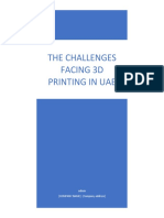 Challenges Facing 3D Printing in UAE