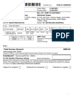 Tax Invoice: Be Healthy Pharmacy Udyog Abhishek Gupta