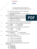 Atmosphere Chapter Review Quiz