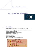 Unit 13: IEEE 802.3 (Ethernet) : EECS 122: Introduction To Communication Networks